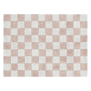 Ковер Lorena Canals "Шахматы", розовый, 120 х 160 см